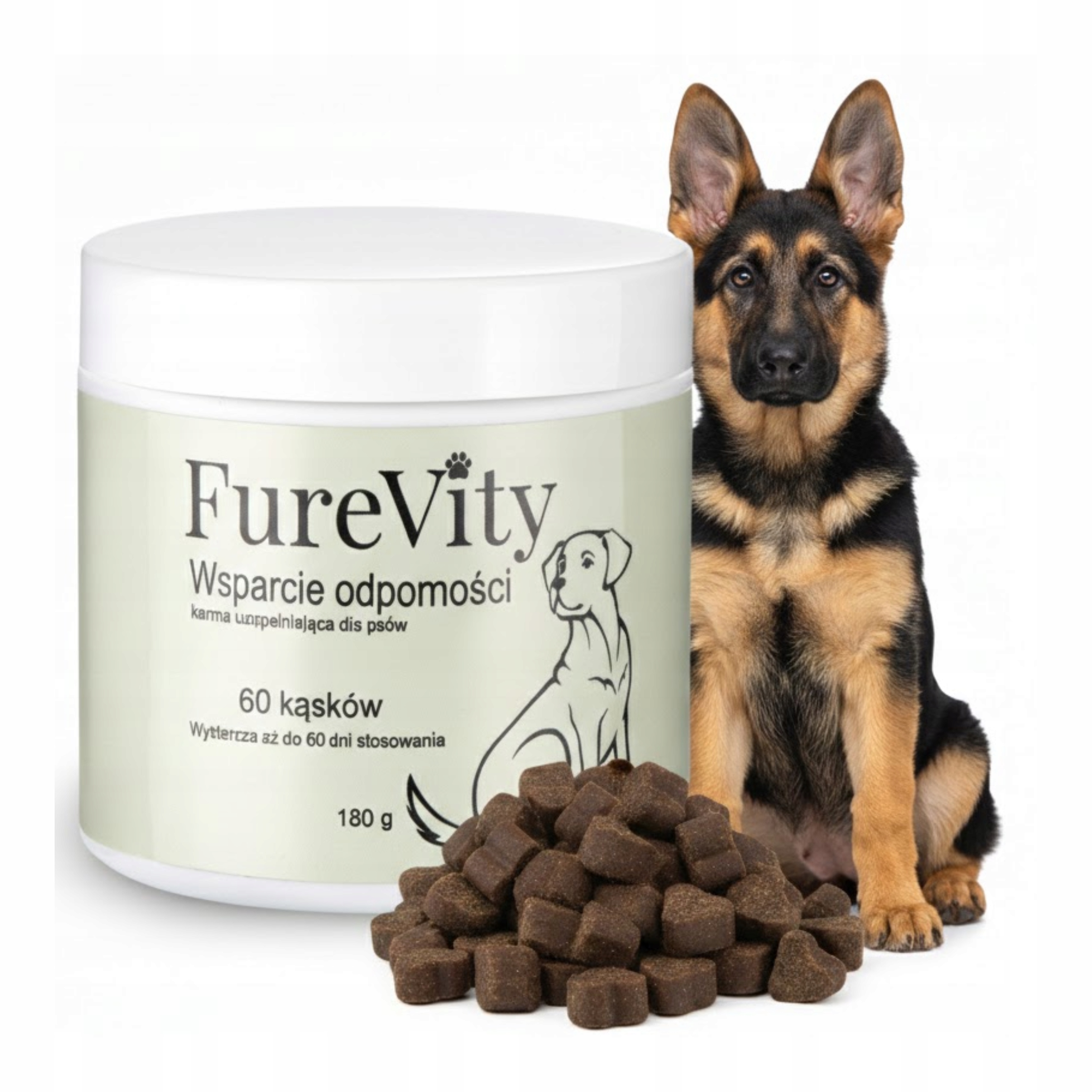 Doplněk imunity Pes Furevity 60ks Kousky Treserky Chutě 180g
