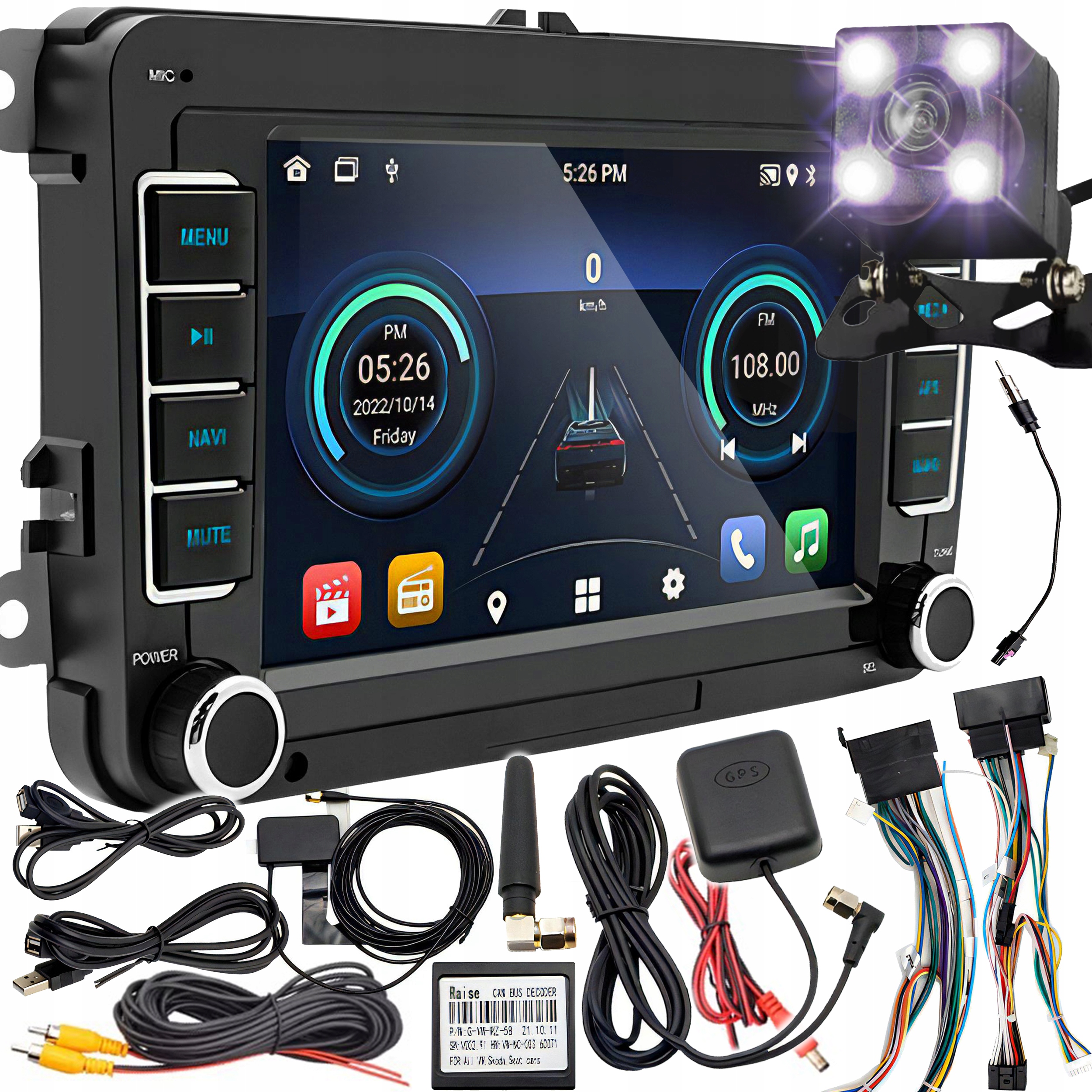 Rádio Navigácia Android 14 Prehrávač Carplay Vw Passat B6 B7 Golf Tigauan