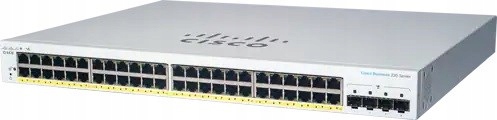 Cisco switch CBS220-48P-4G (48xGbE, 4xSFP, 48xPoE+, 382W) Refresh…