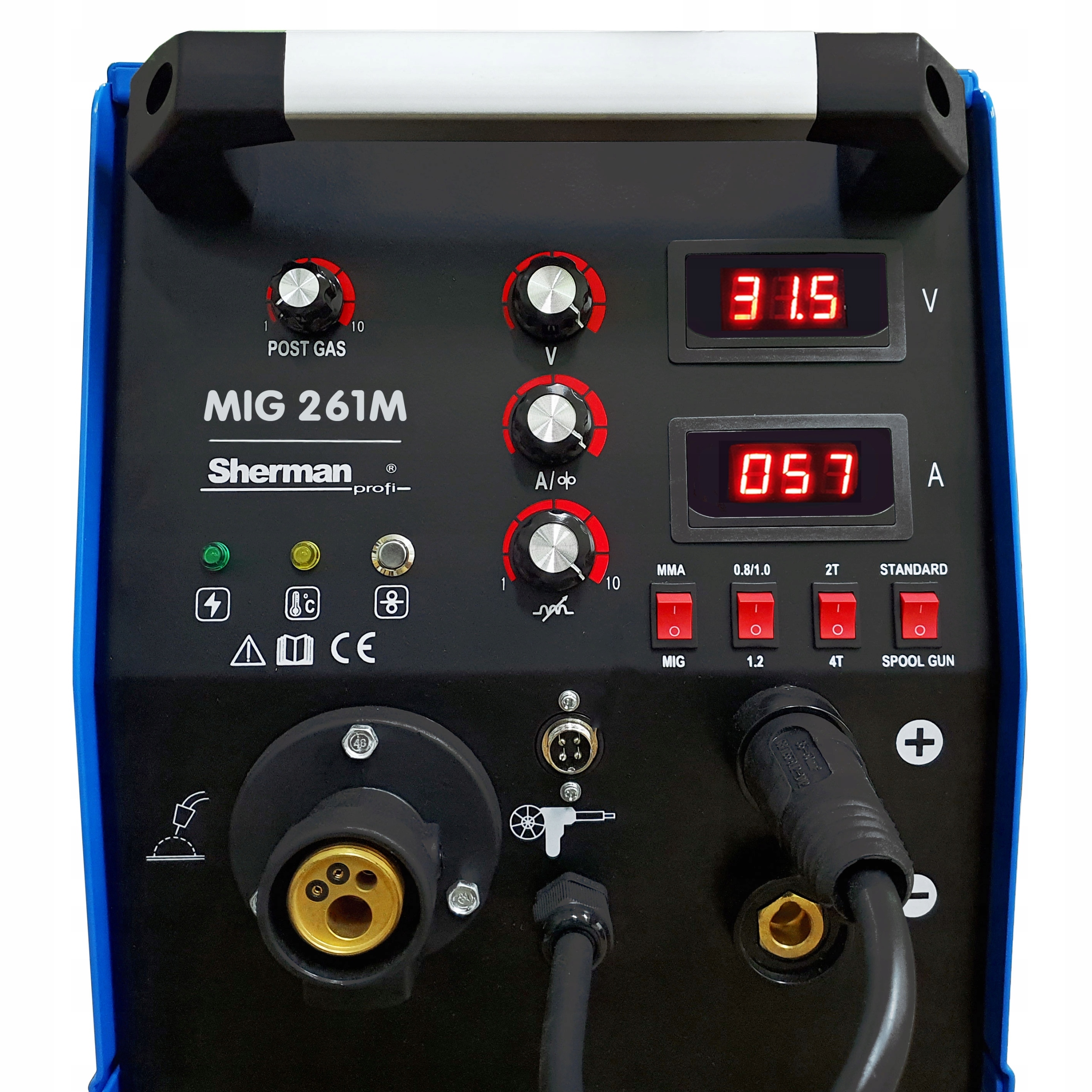 SPAWARKA migomat MIG MAG 250A Lutospawanie 2T 4T AC 36V SHERMAN 261M ZESTAW Napięcie zasilania (V) 230 400