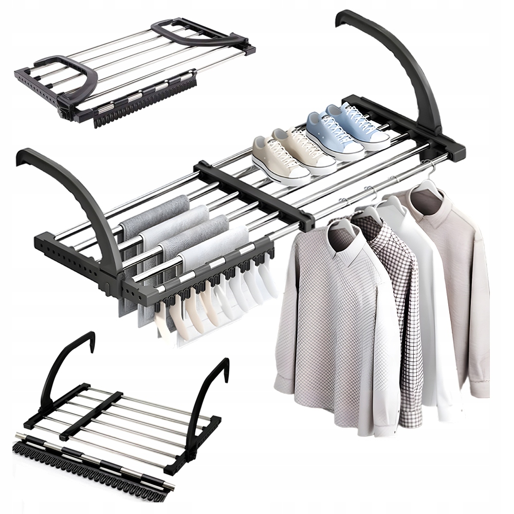 Levně Malá Sušák Na Prádlo, Přenosná Pro Kempování V Balkóně I Doma