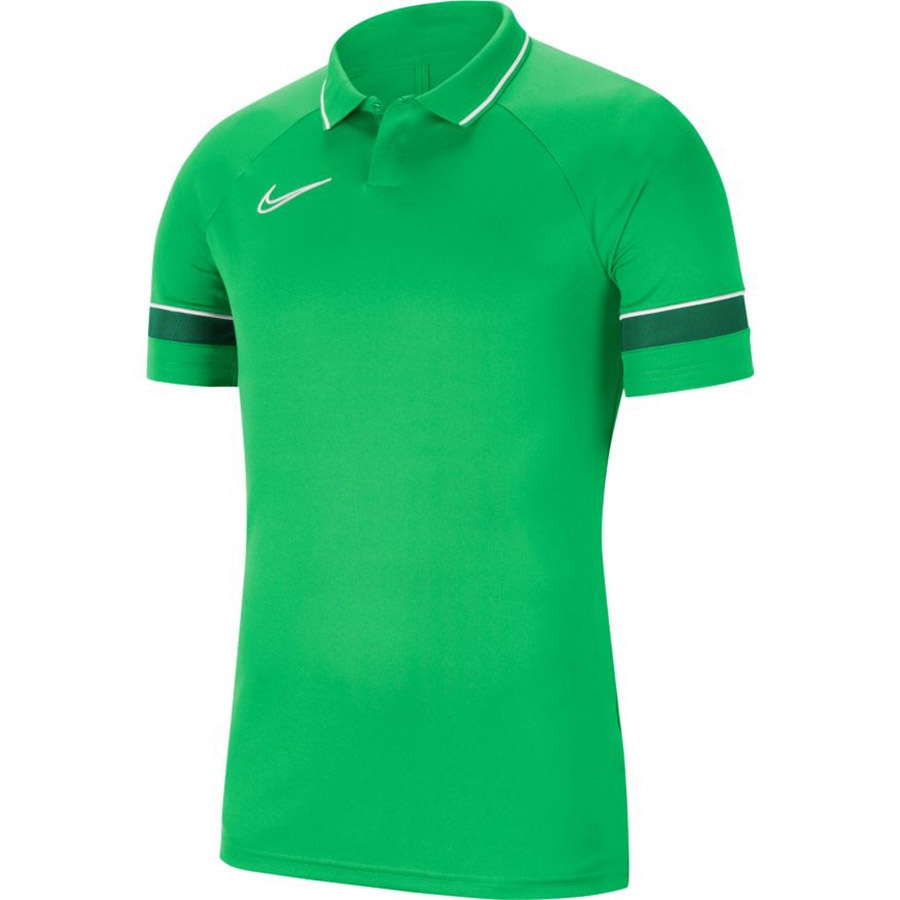 Y3237 Koszulka Nike krótki rękaw Nike Men Df Academy 21 Ss Polo Green XL
