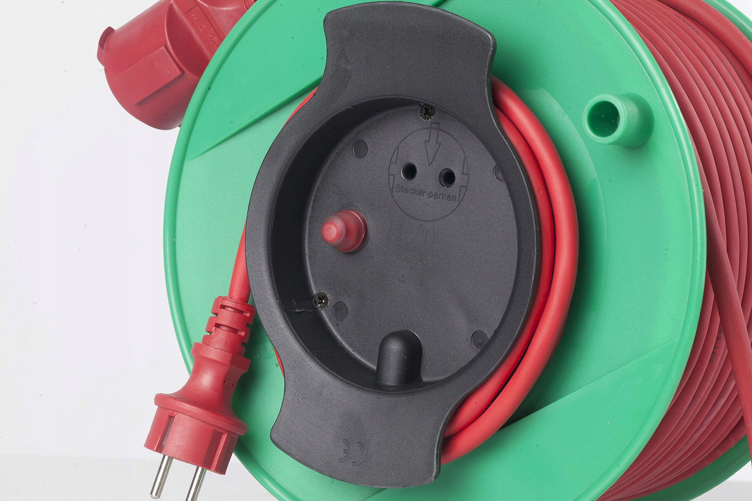 SCHWABE Bęben Kablowy Ogrodowy 25m IP44 230V 16A Czerwony — miniatura 4