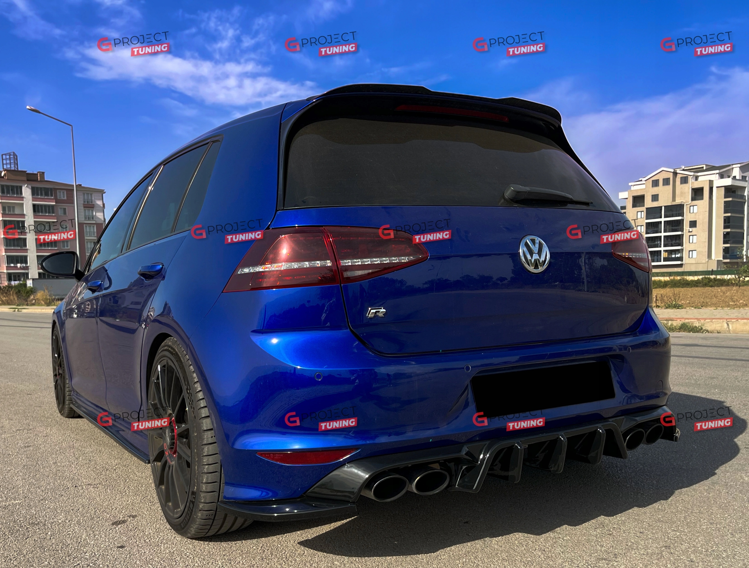 Dyfuzor tylny do VW GOLF VII 2013-2016 czarny połysk Producent części Inny