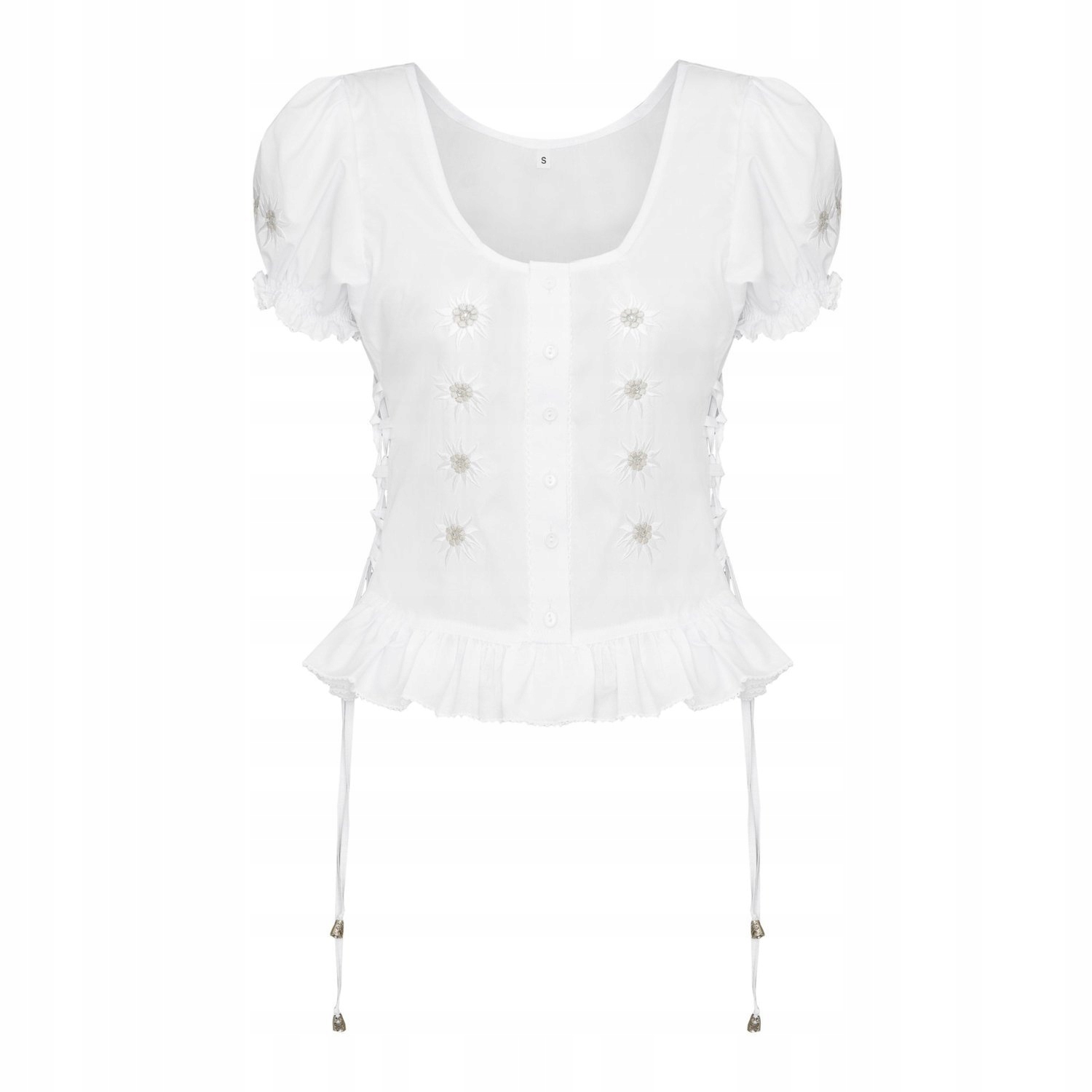 

Bluzka damska Haftowana Folk Kwiaty Etno Hiszpanka