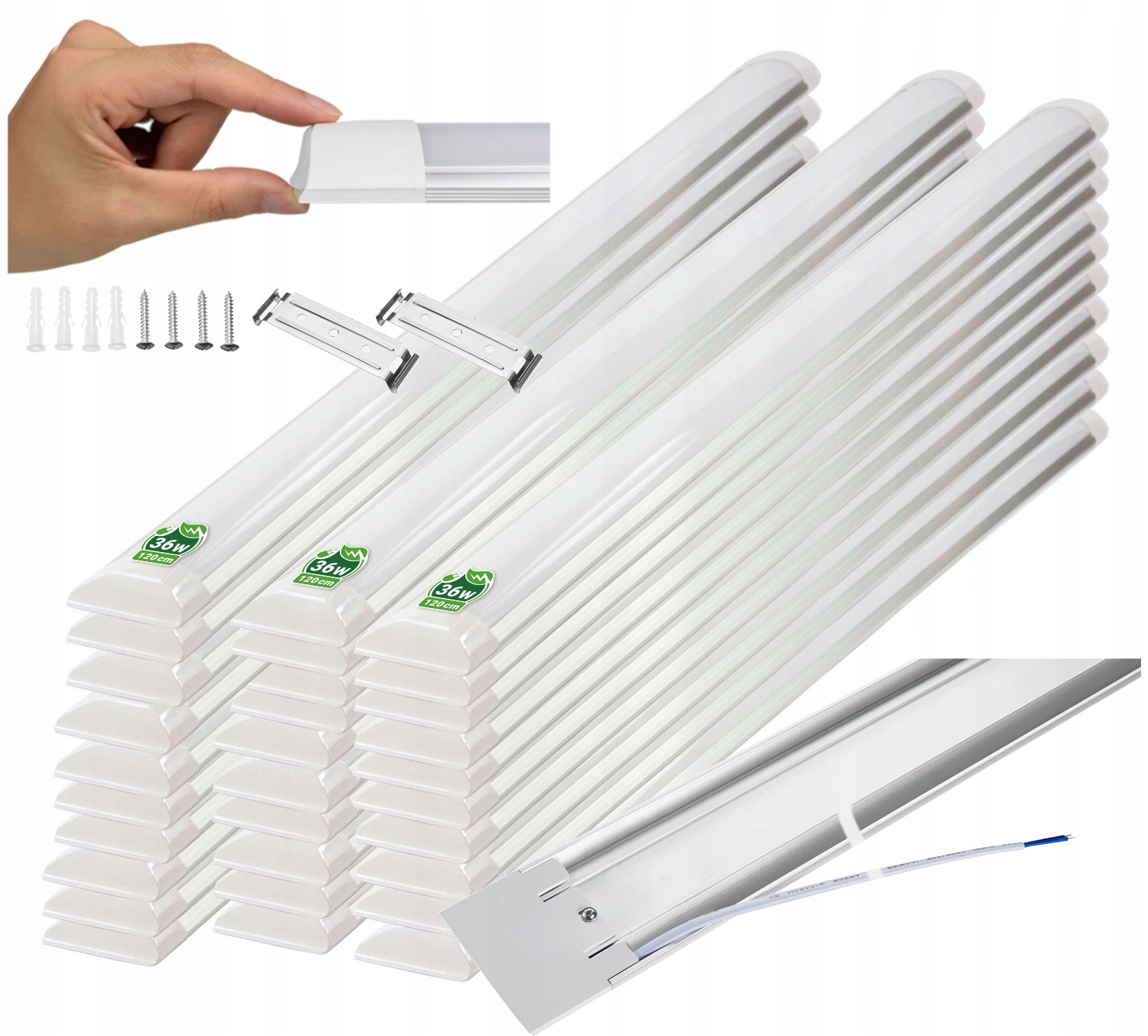 

30x Lampa Led panel slim świetlówka 36W 120cm