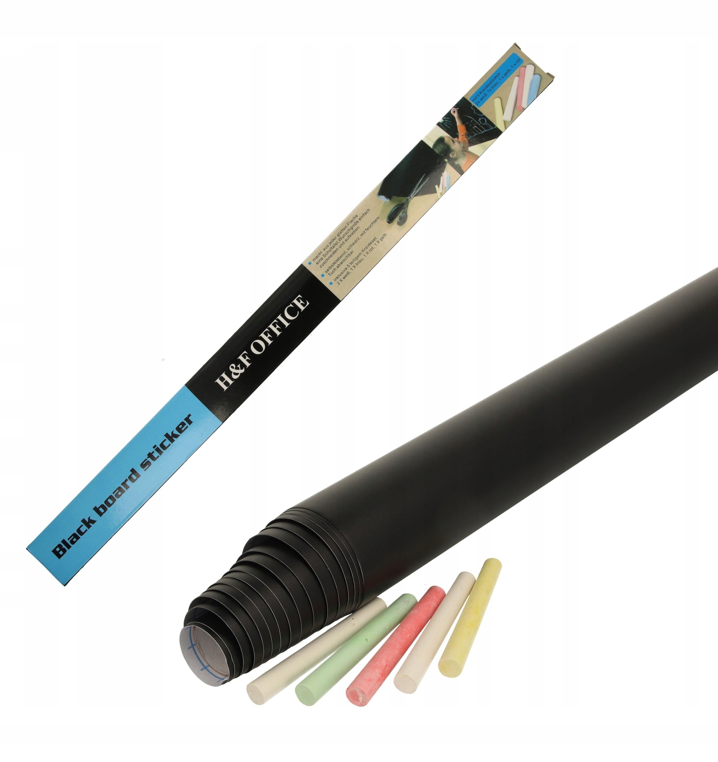 

Tablica Samoprzylepna Czarna 45X200 CM Kreda