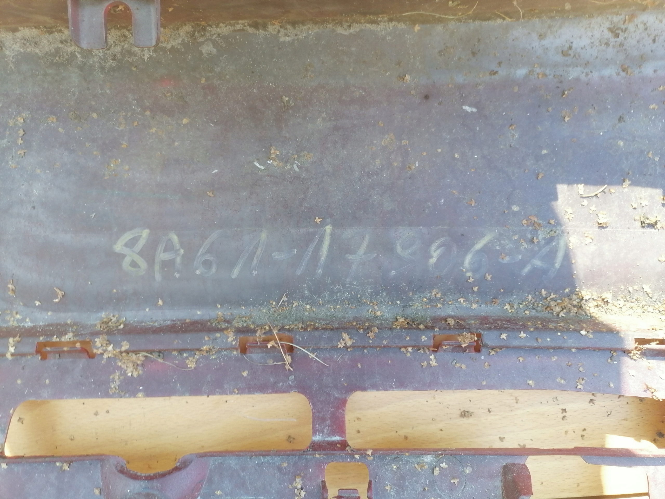 bumper rear part Ford Fiesta Mk7 08-19 8A61-17906-A