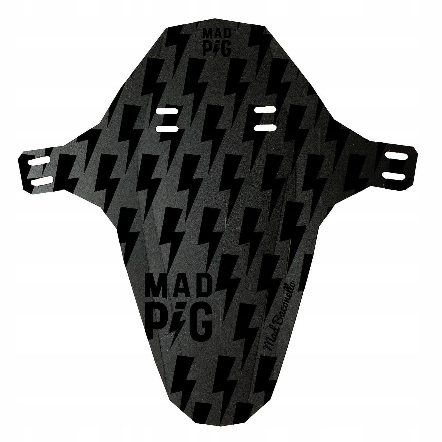 Błotnik Rowerowy Uniwersalny Przód Mad Pig Baconello Czarny