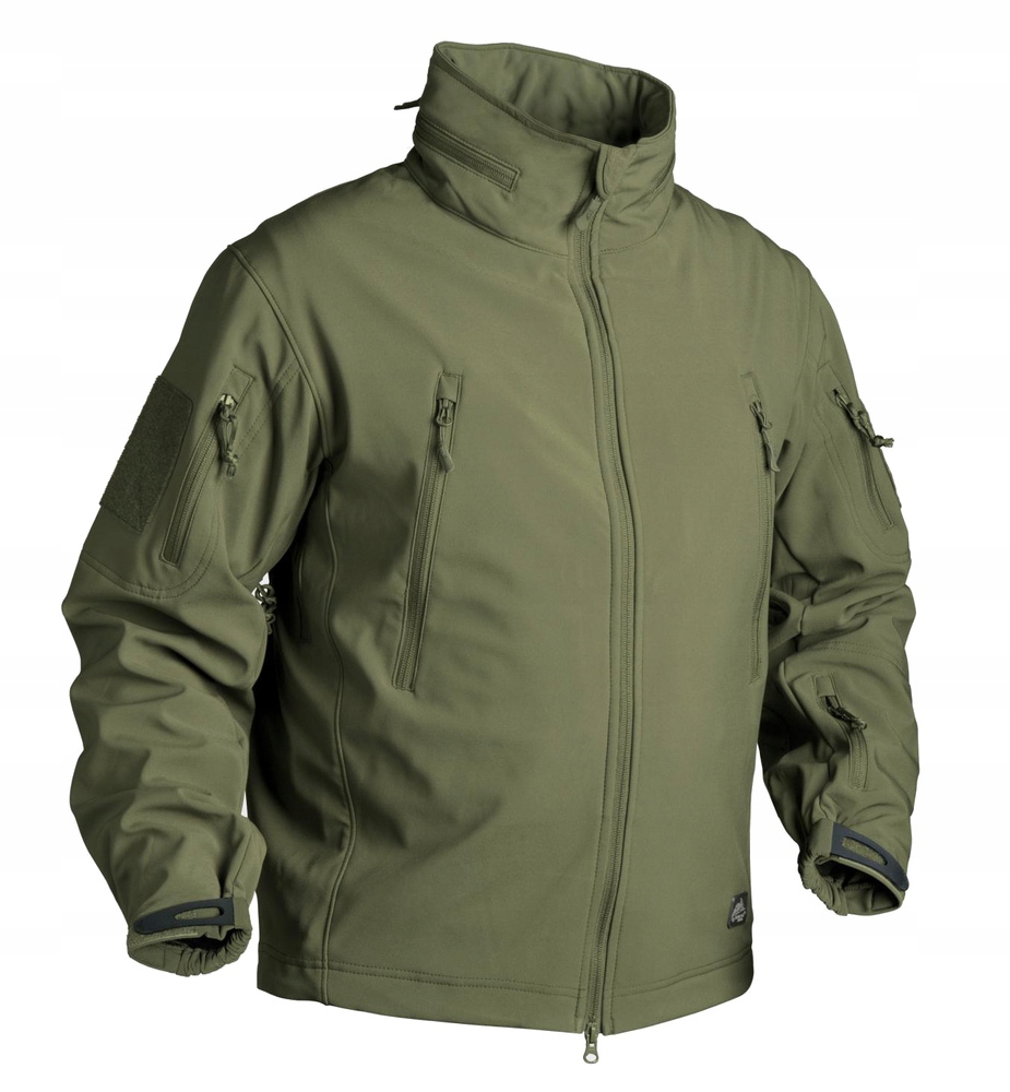 Bunda Helikon-Tex Gunfighter Outdoor s kapucí Olivově Zelená L