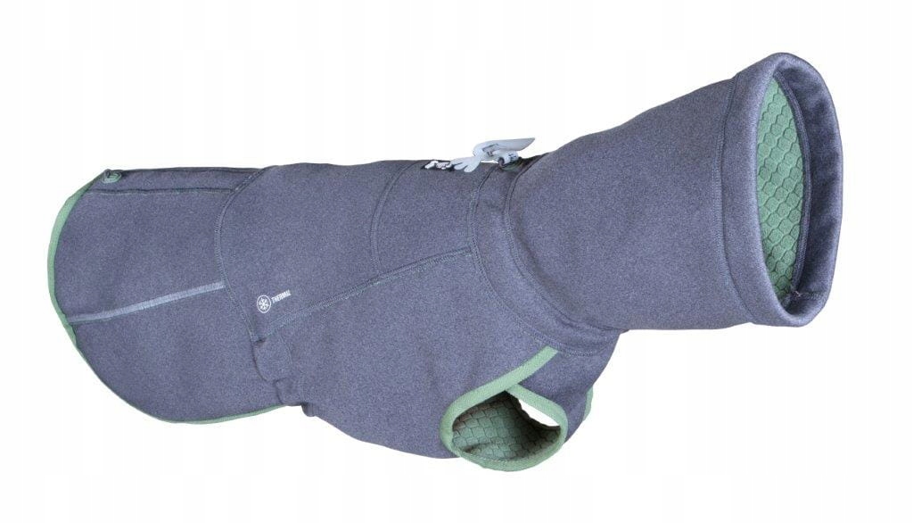 Levně Oboustranný fleece pro psa Razzle-Dazzle Midlayer Hurtta šedý velikost: 45