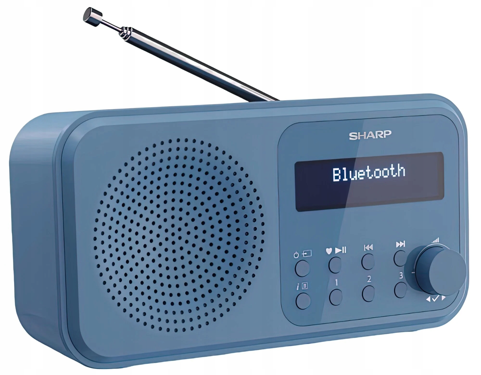 Radio sieciowo-bateryjne DAB+, FM Sharp DR-P420 Bluetooth Niebieski