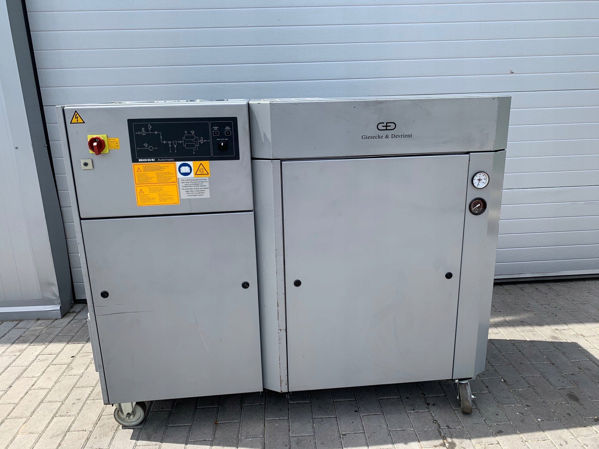 SPRĘŻARKA ŚRUBOWA KOMPRESOR BOGE 4kw ZBIORNIK