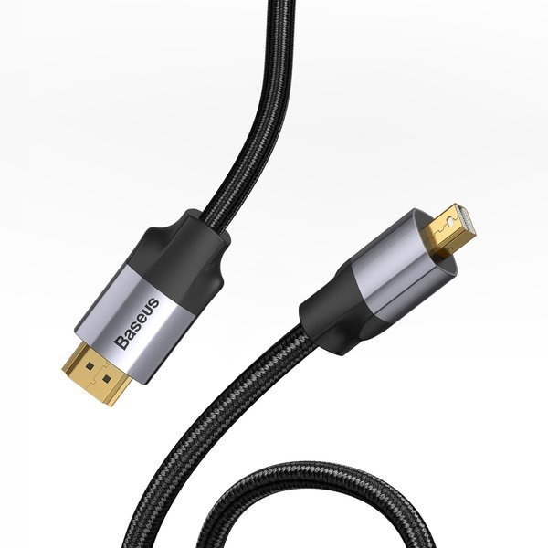 Kabel Baseus Enjoyment Series MiniDP Male To 4KHD Male Adapter Cable 2m Model 70029