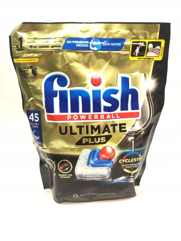 Finish Kapsle Ultimate Plus 45 Fresh 2 ks