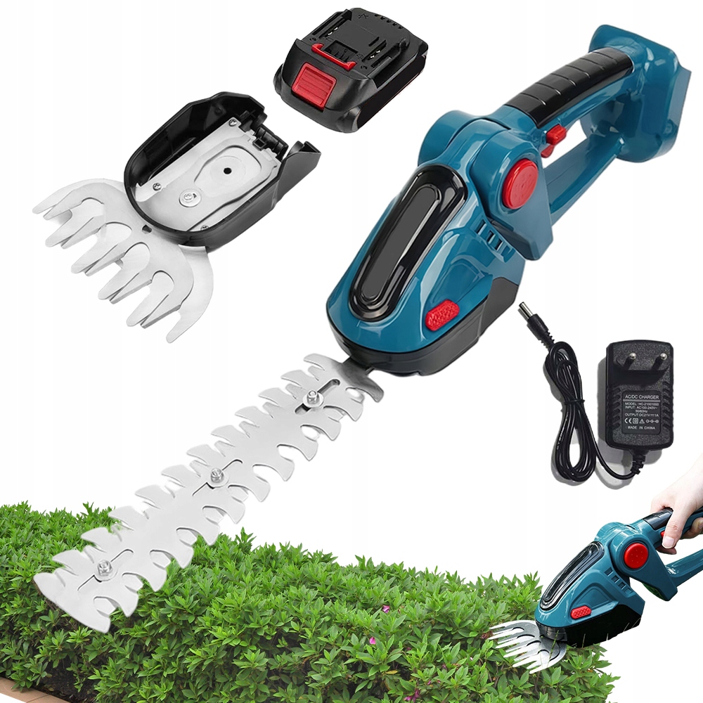 Akumulátorové Nůžky Na Trávy A Keře Pro Živý Plot 2V1 24V