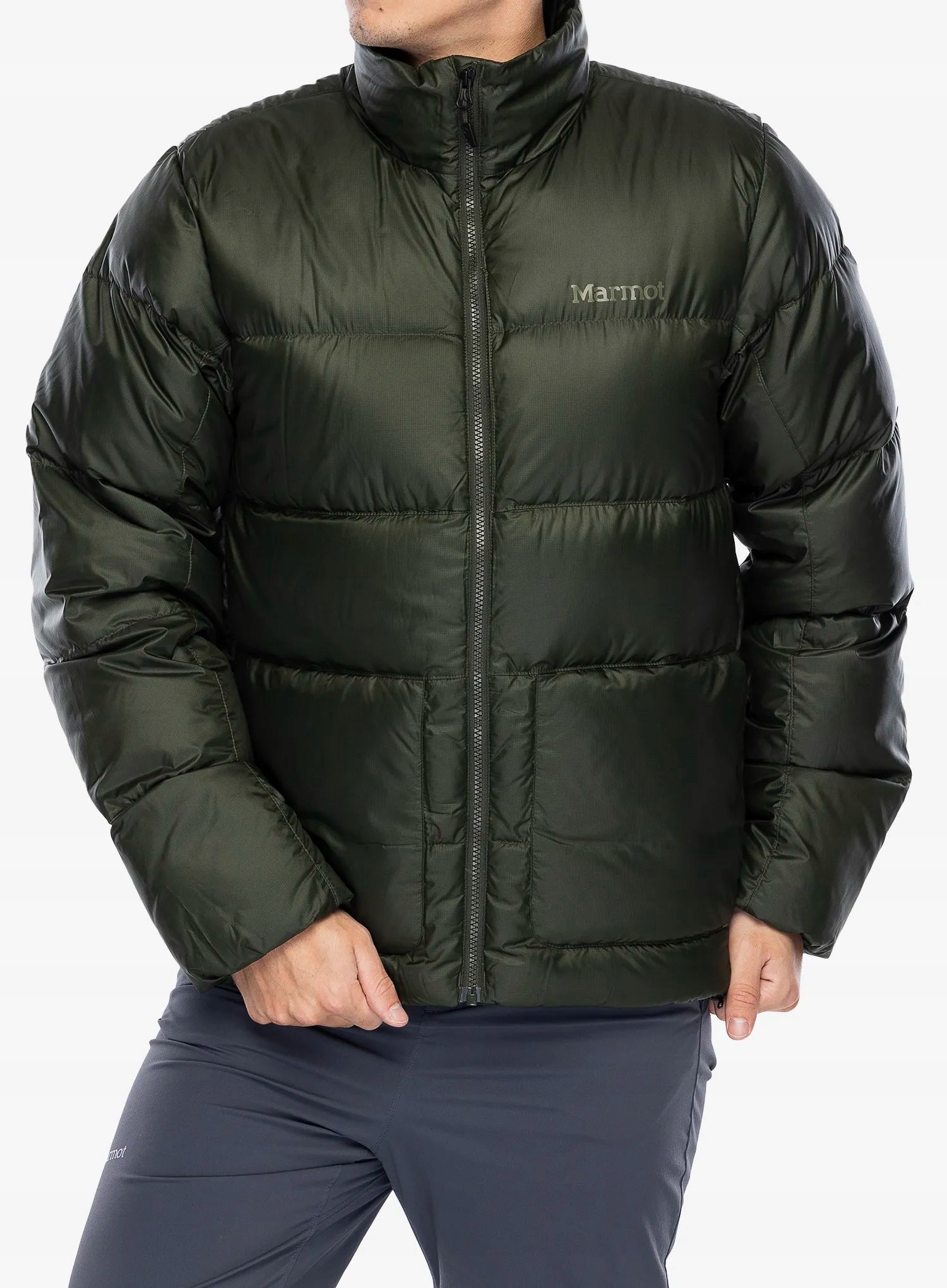 Péřová bunda Marmot Guides Down Jacket rosin green L