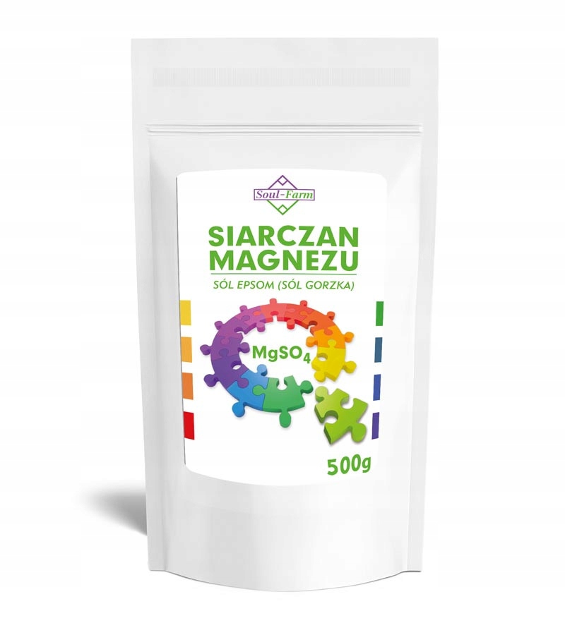 

Siarczan Magnezu Sól Gorzka Epsom 500g Soul-Farm