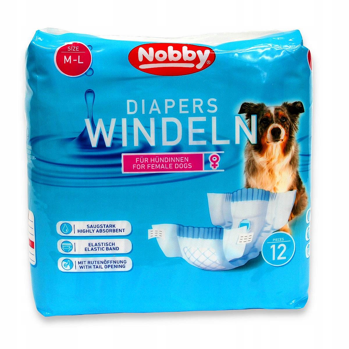 

Pieluchy psa pieska suczki na cieczkę Nobby M-L