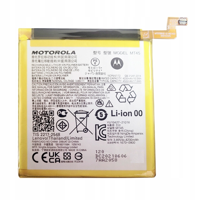 Nowa Oryginalna Bateria MT45 Motorola Edge 20 Pro XT2153-1