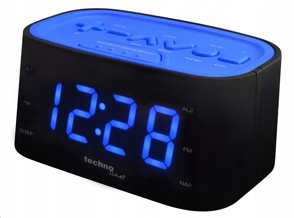 TechnoLine Wt 465B digitální budík s radiopřijímačem Wt 465B