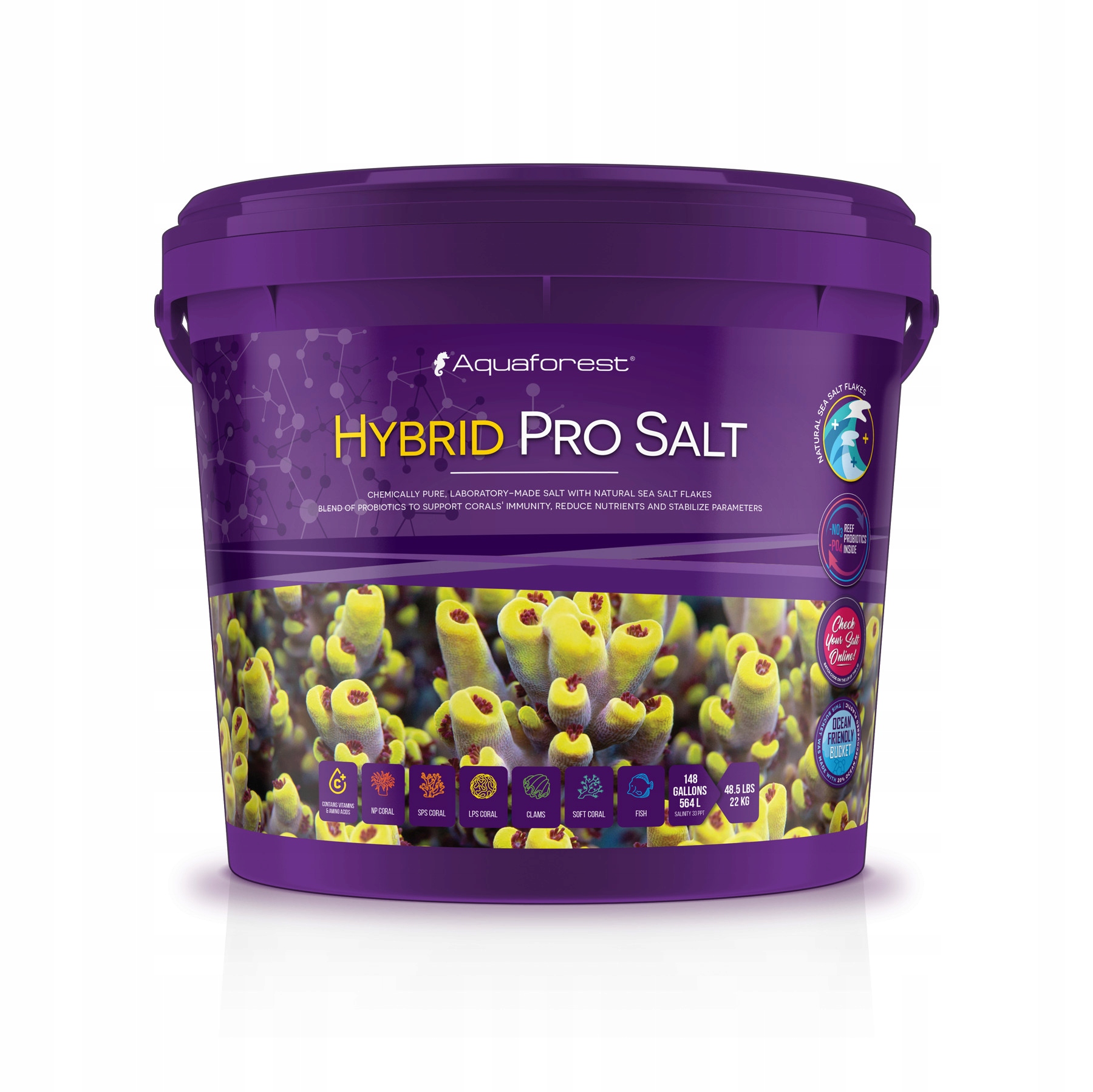 Levně Af Hybrid Pro Salt 22 kg Mořská sůl