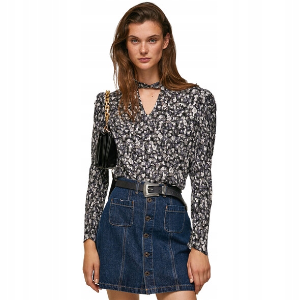 Pepe Jeans Vzorovaná Halenka S Dlouhým Rukávem (M)