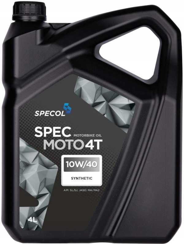 Olej motocyklowy Specol 10W40 4L 4T syntetyczny Jaso Ma MA2