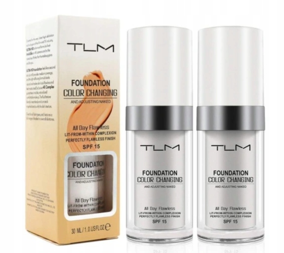 30 ml Podkladová Báze měnící barvu Tlm Tekutá báze Změna make-upu na váš