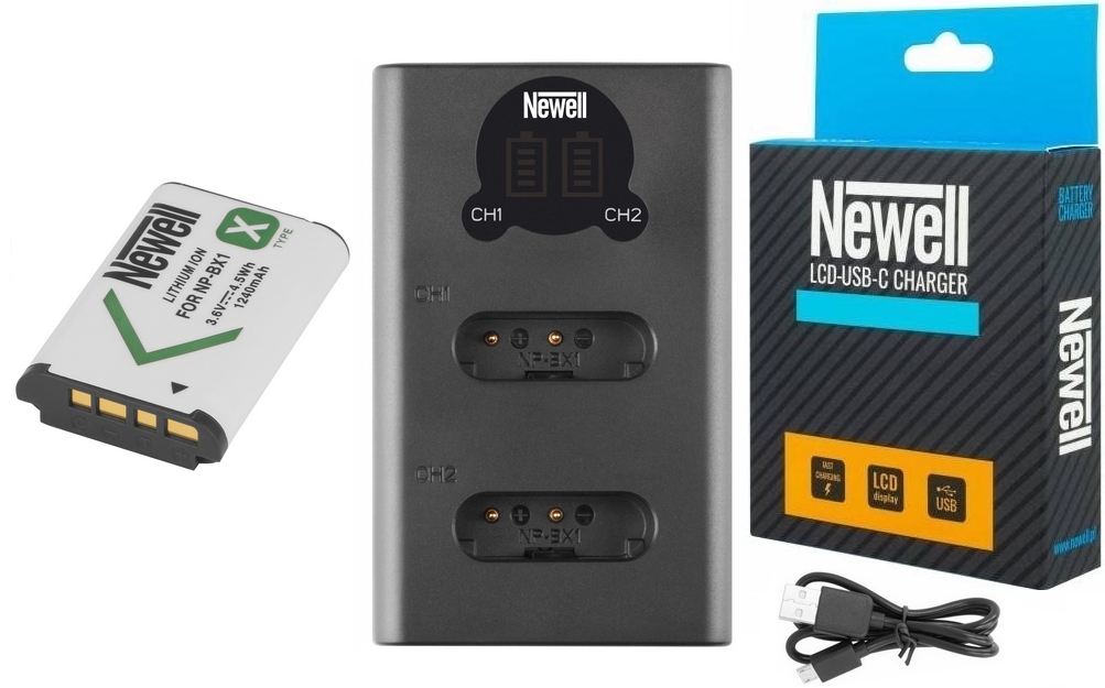 

Ładowarka LCD+2xBATERIA do Sony NP-BX1 HDR-CX240E