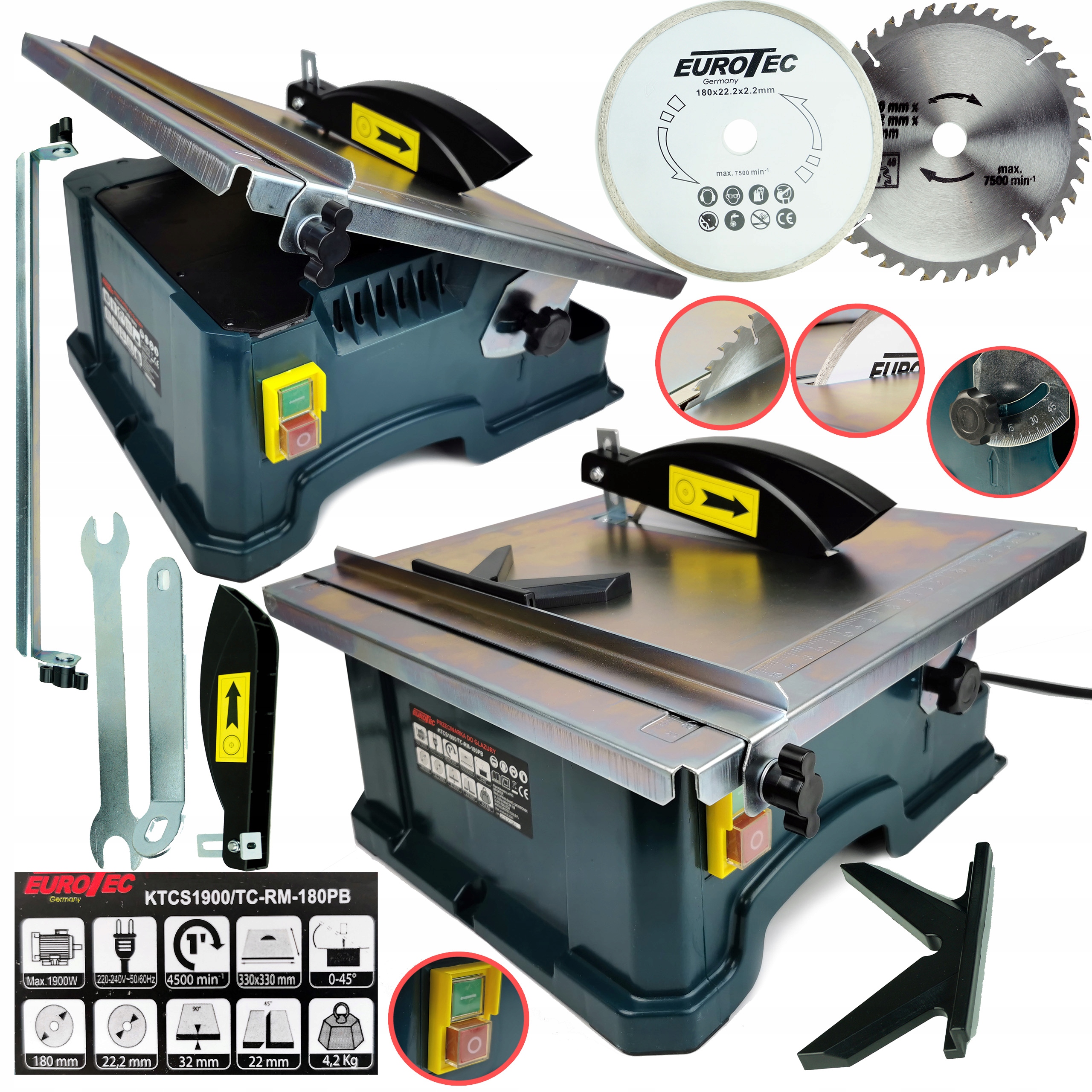 Przecinarka Stolik Do Płytek Glazury I Drewna Eurotec