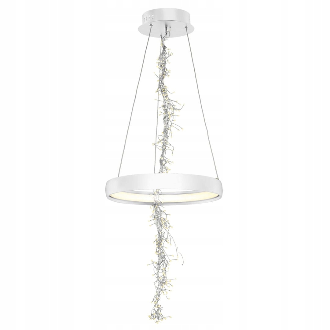 Led stropná lampa Milagro Spark 35W bielo-strieborná, 3000K, 2150lm