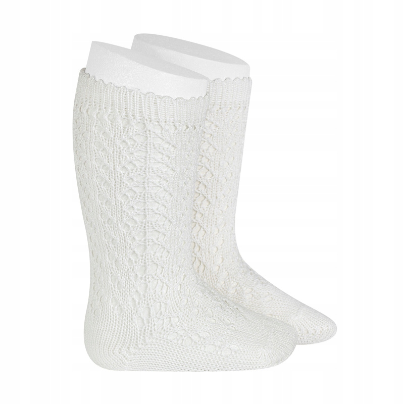 

Podkolanówki ażurowe Condor ivory 3m-6m