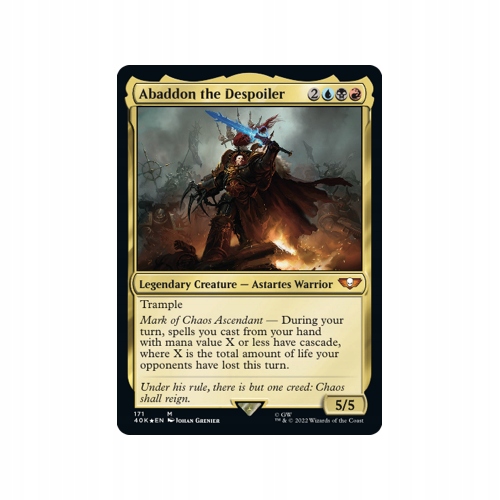 MTG Abaddon the Despoiler FOIL (MR)