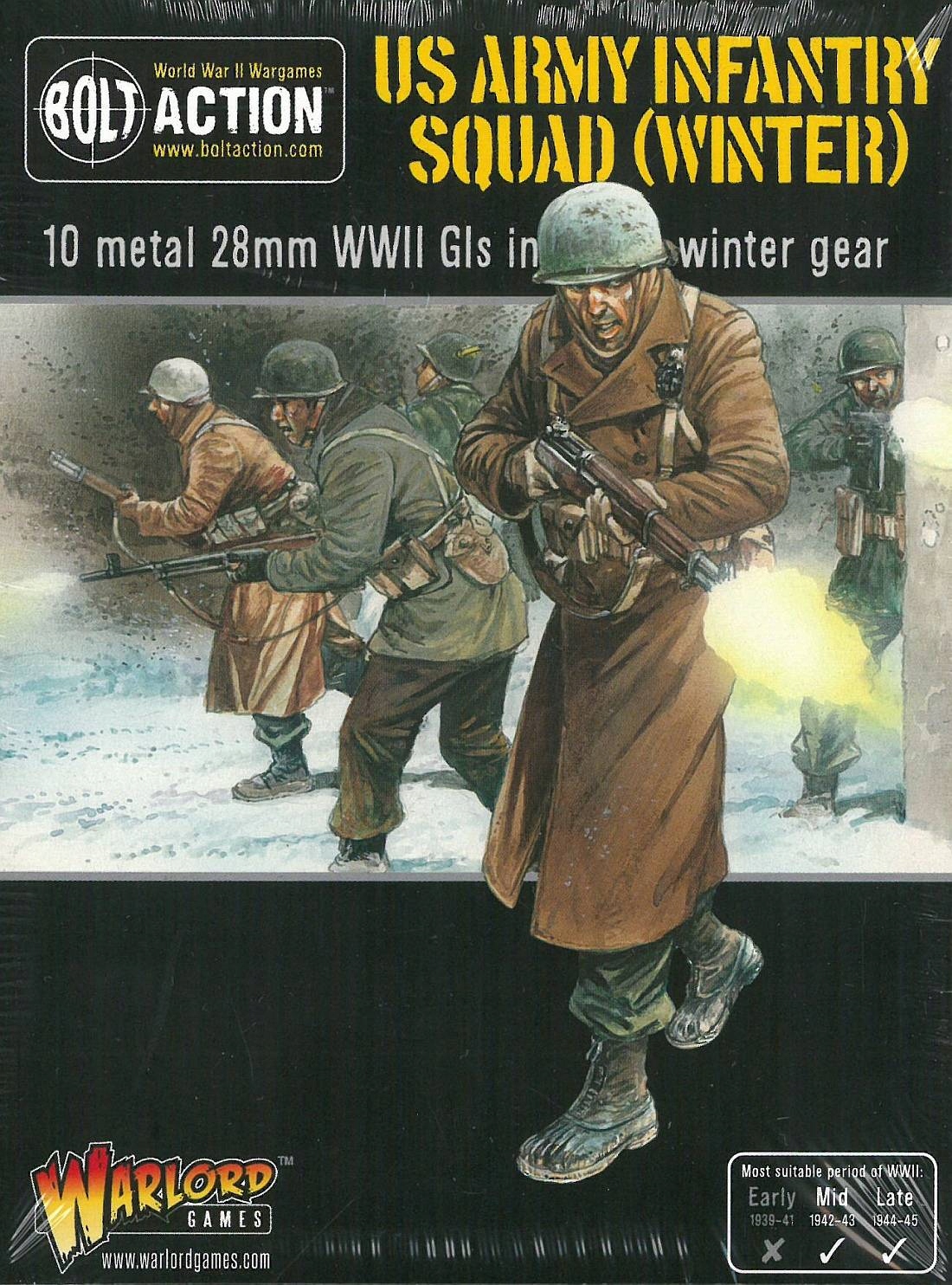 Bolt Action Us Army Infantry Squad (Winter)
