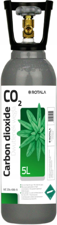 Rotala Butla CO2 5L do Akwarium Nowa