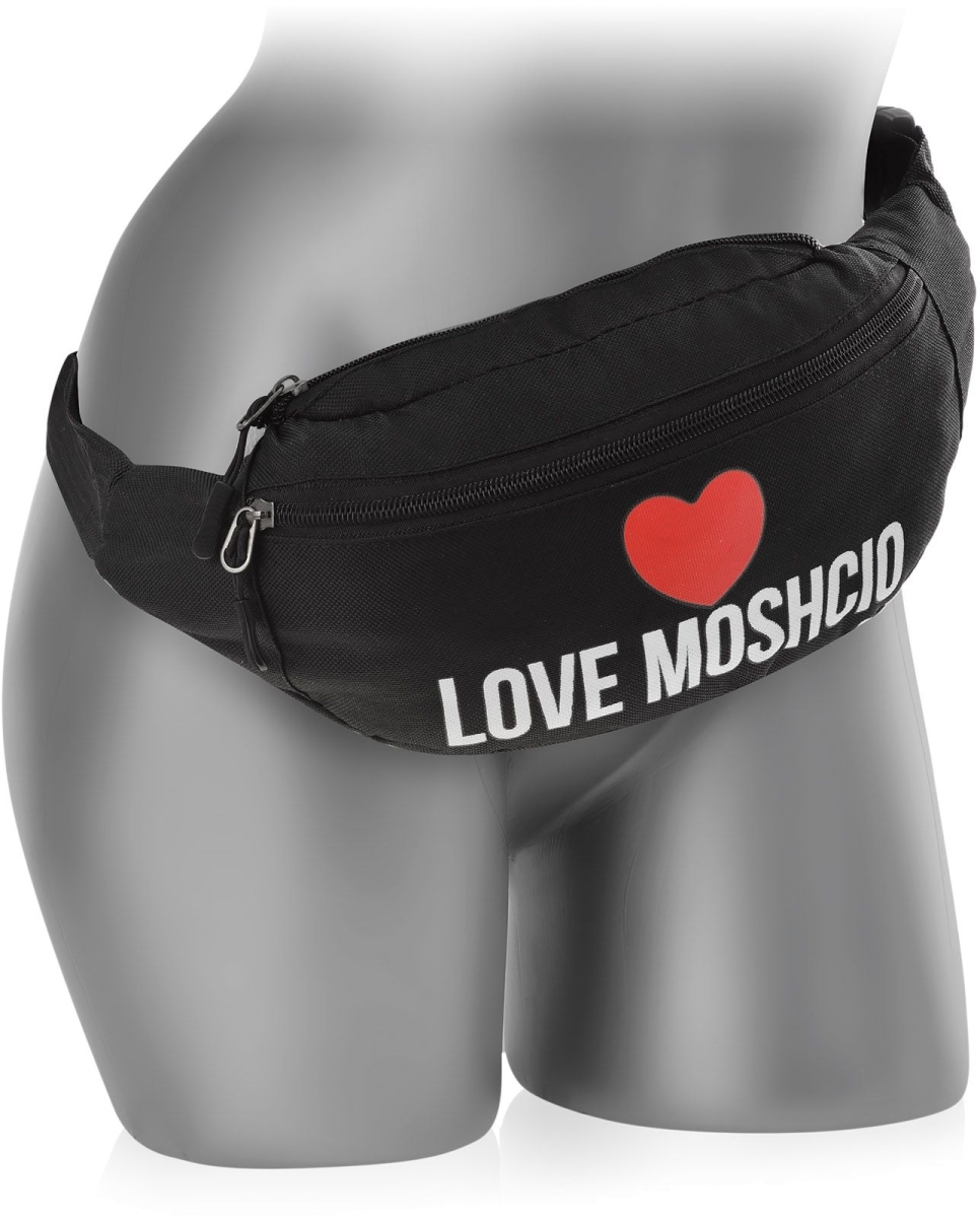 

Saszetka Damska Nerka Biodrówka Z Paskiem Czarna