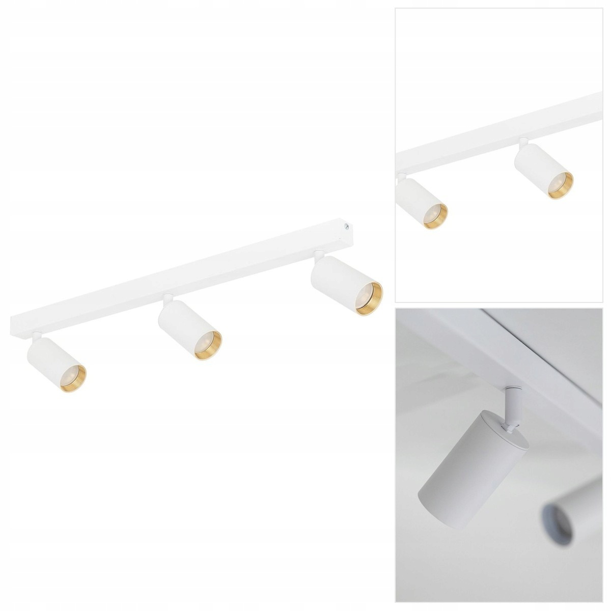 Zlatý bodový reflektor Amis do kuchyně s pohyblivými zdroji Tk Lighting