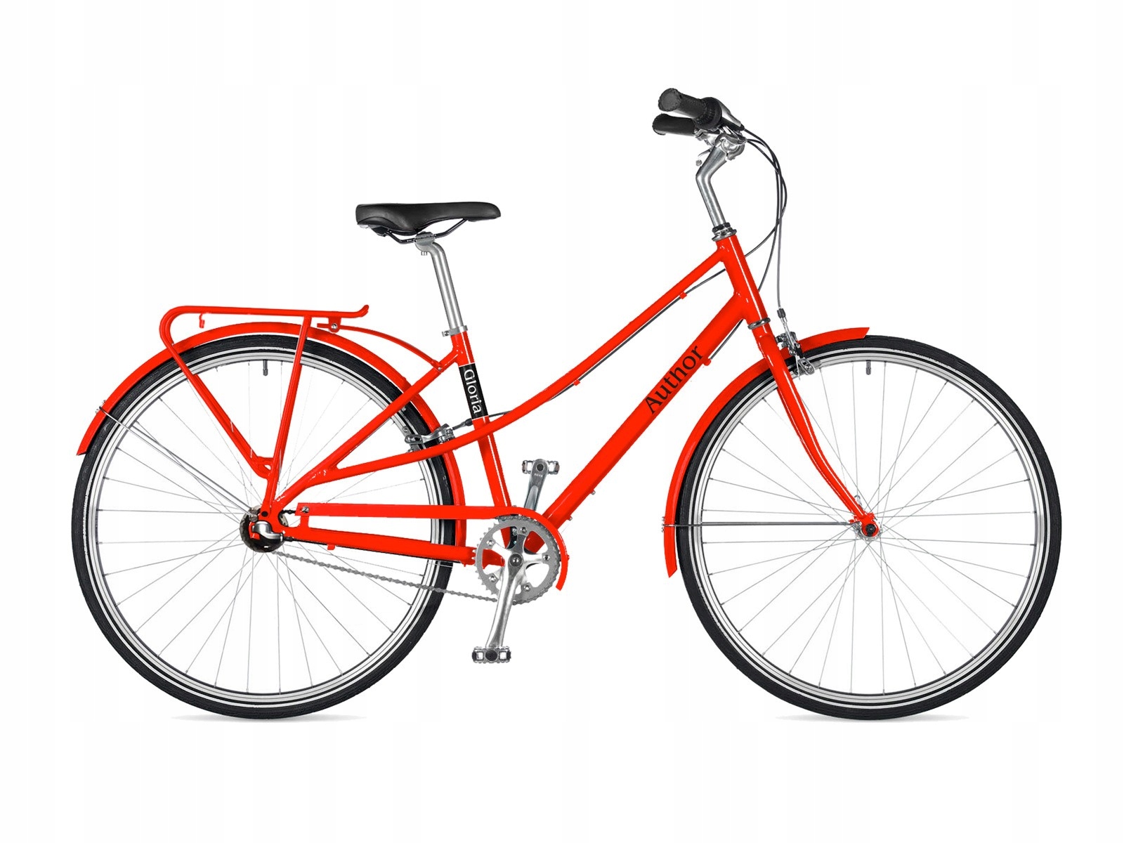 Rower Miejski Author Gloria 17" pomarańczowy eBON 80 zl