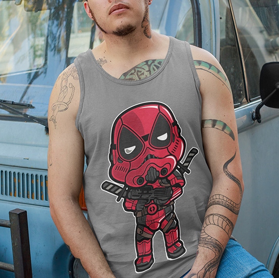 TANK TOP FILMOWE DEADTROOPER Rozmiar M