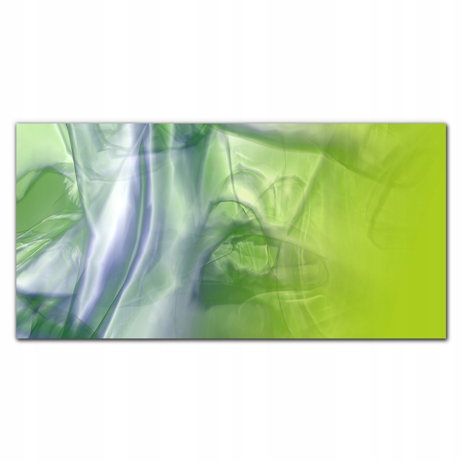 Obraz na ráme plátno Zelená abstrakcia 140x70 cm