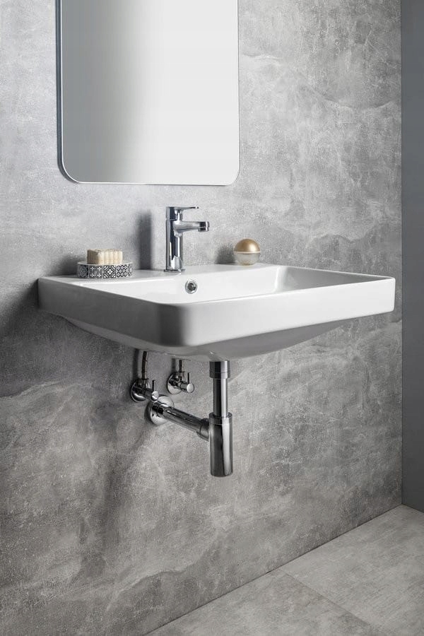 Bruckner NERON umywalka ścienna prostokątna 60x48 Kod producenta 201.128.0