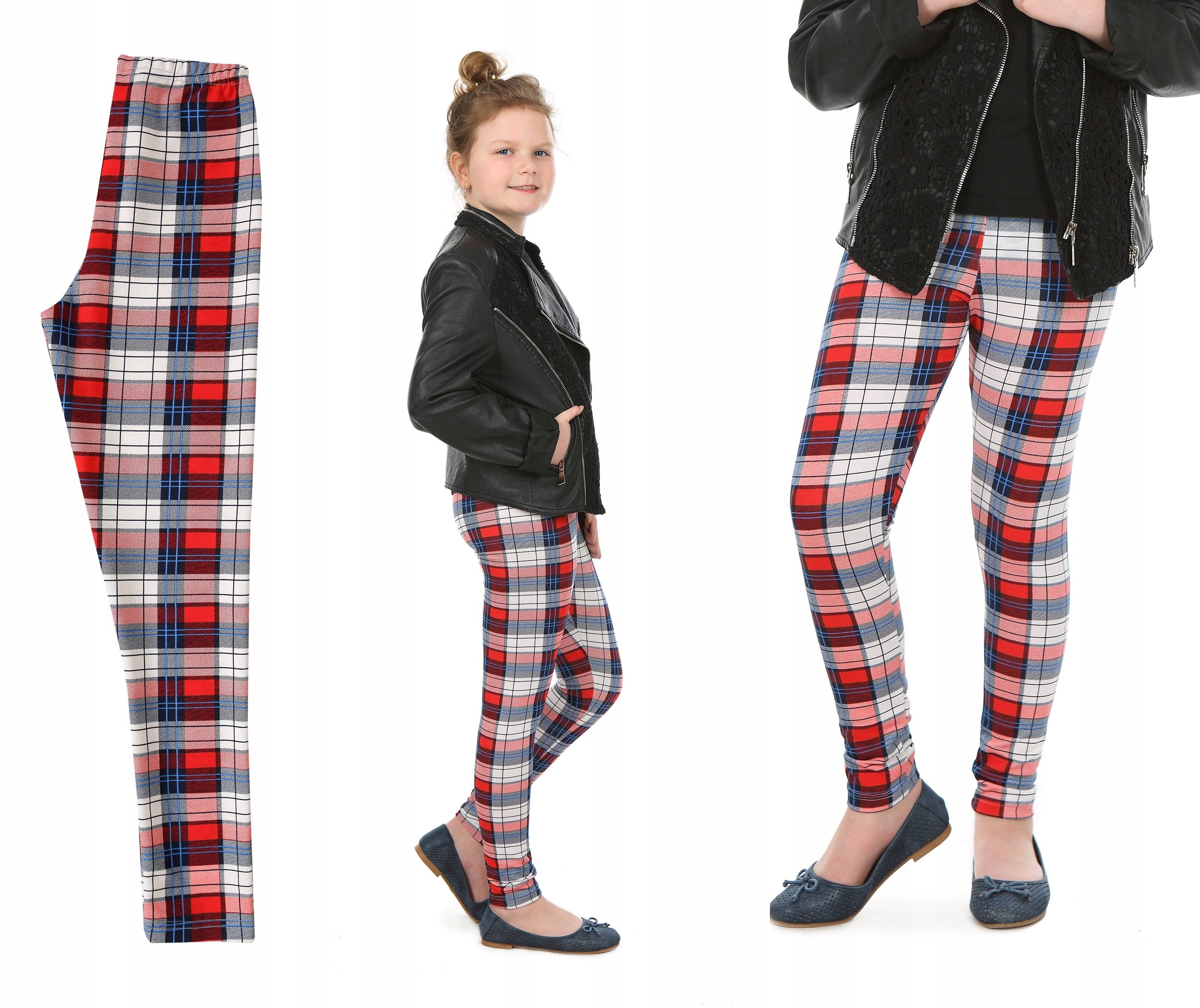 

Legginsy getry Szkocka Krata roz.128 Produkt.PL