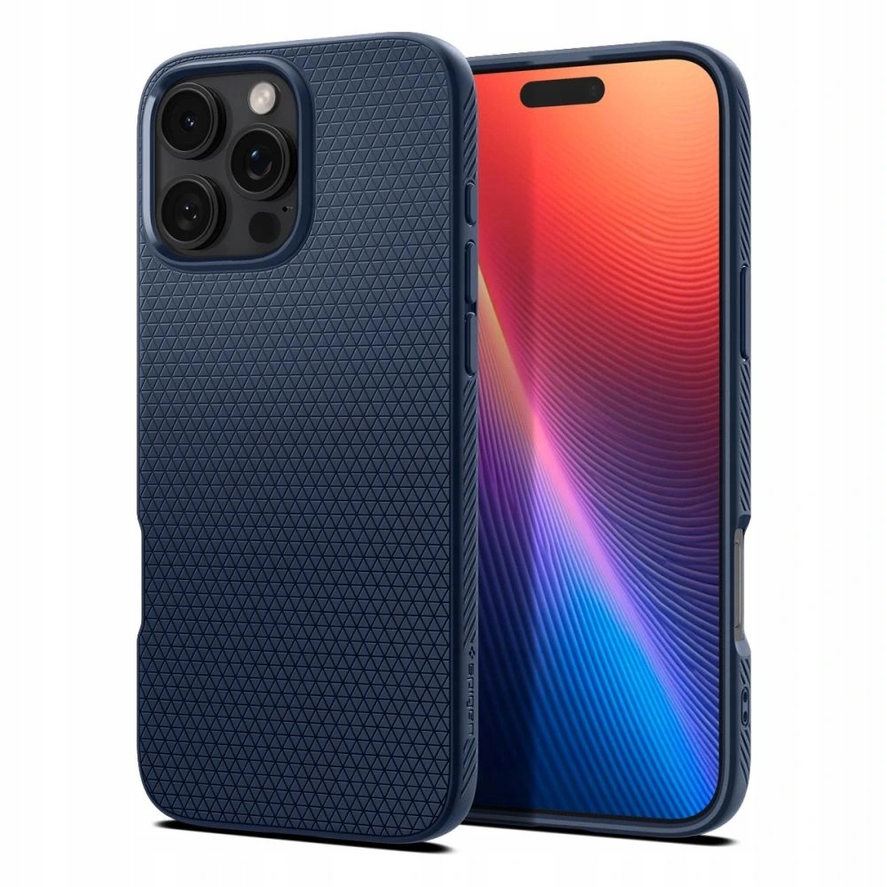 Etui Spigen Liquid Air do iPhone 16 Pro Max – granatowe (Navy Blue)