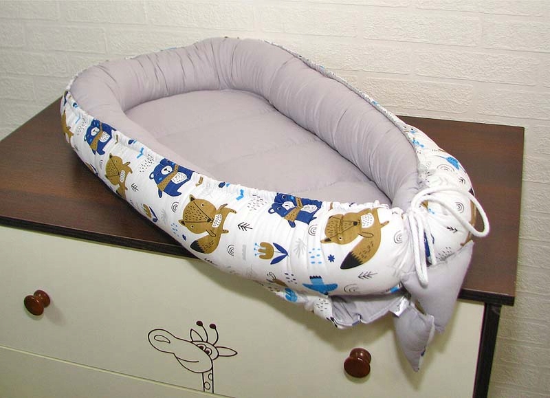 Kokon niemowlęcy, kojec dwustronny, gniazdo 2 w 1 Bohater / Bajka brak