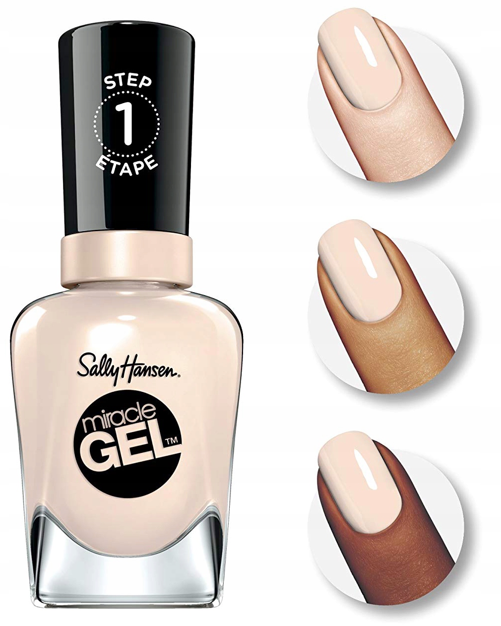 

Sally Hansen Miracle Gel Lakier Birthday Suit 110