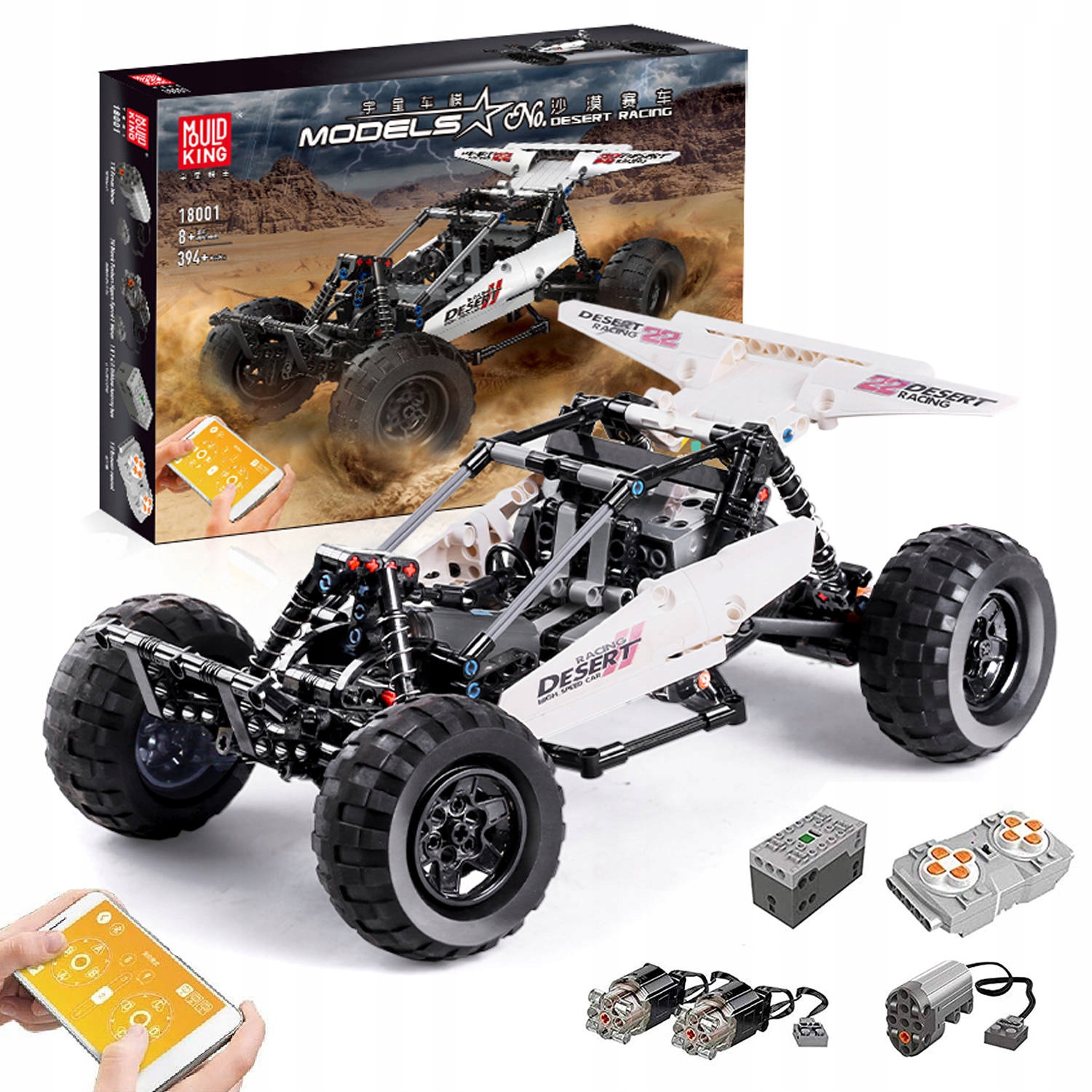 

Klocki Konstrukcyjne Sterowane Auto Buggy Rc 4x4