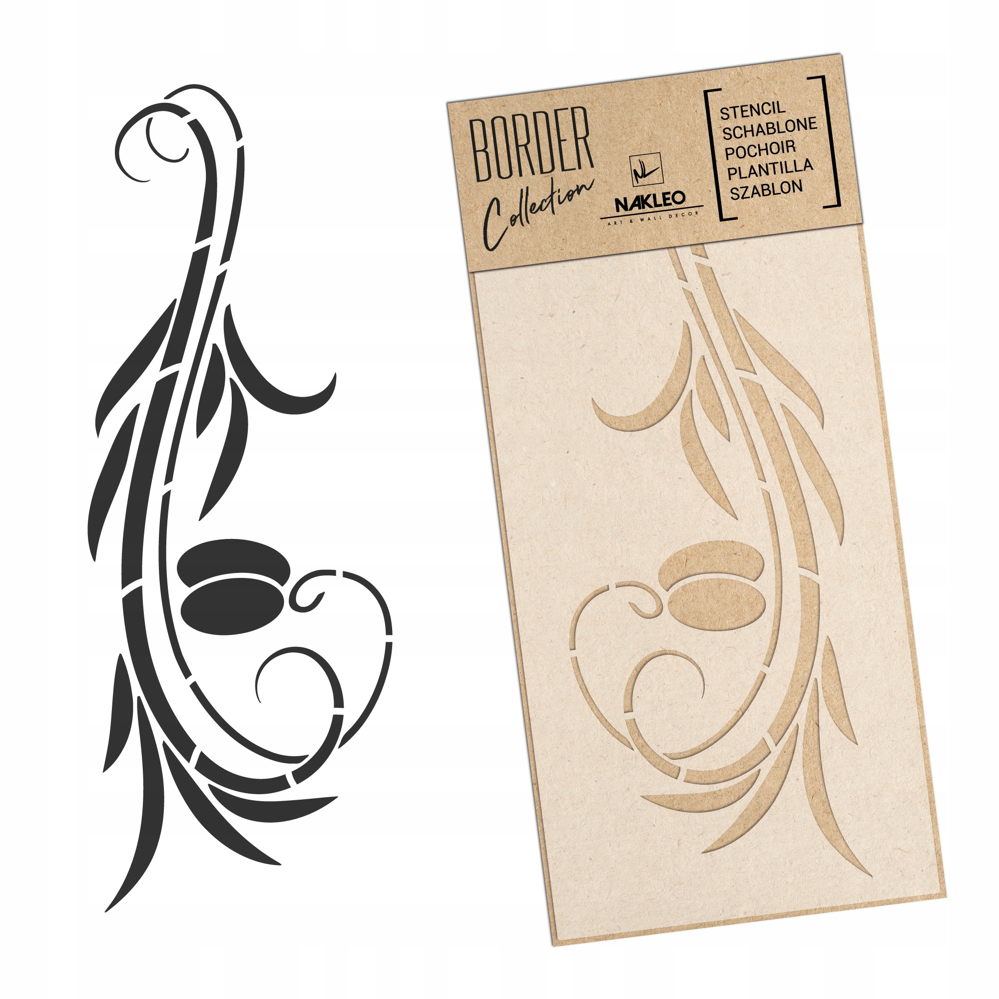 

Szablon Malarski // 45x95 cm // Bordiura // Oliwki