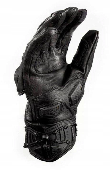 RĘKAWICE MOTOCYKLOWE KNOX ORSA LEATHER MK2 CZARNE MĘSKIE BLACK Rozmiar XXL