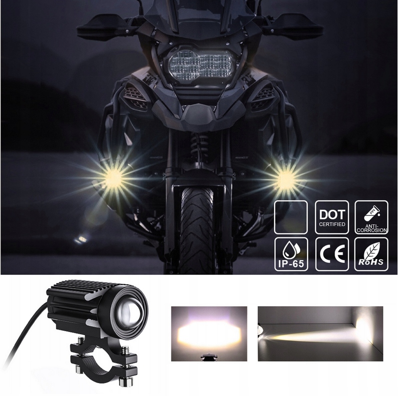 HALOGEN MOTOCYKLOWY LAMPA REFLEKTOR LED WŁĄCZNIK Jakość części (zgodnie z GVO) Z - zamiennik